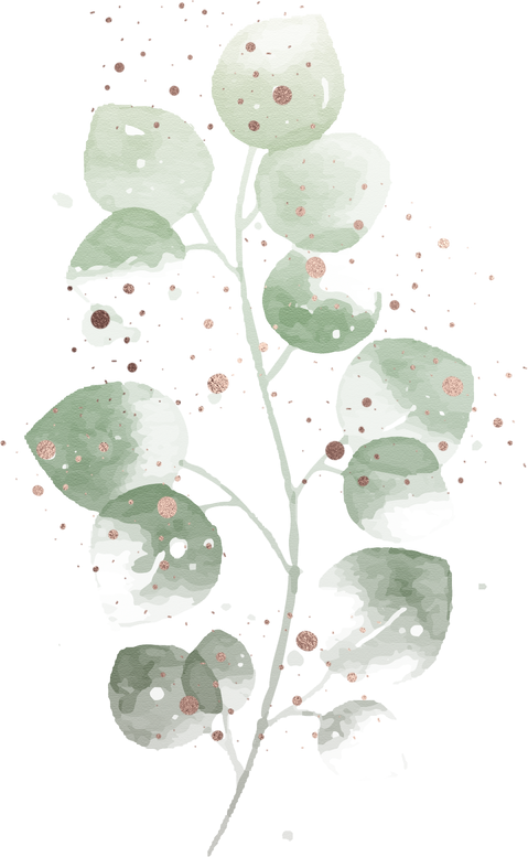 Tropical Leaves Watercolor